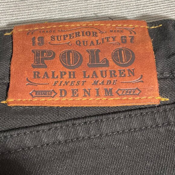 Men's Ralph Lauren Polo Black Jeans, Size 36 x 30 - Picture 6 of 6
